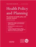 HEALTH POLICY AND PLANNING]
