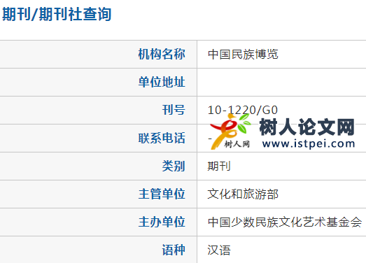 中國民族博覽正規(guī)期刊嗎